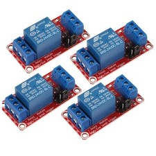 4pcs DC 24V 1 Channel Relay Module Board Shield with Optocoupler 24V-1 way
