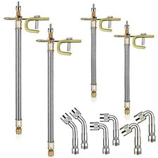 10 Pieces Stainless Steel Dually Valve Stem Extension Includes 4 Pieces Dual 10 Pieces Stainless Steel Dually Valve Stem Extension Includes 4 Pieces Dual