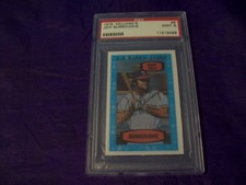1975 KELLOGG'S #8 JEFF BURROUGHS PSA 9