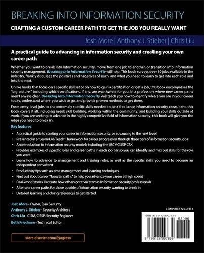 Breaking into Information Security More Stieber Liu Paperback Syngress