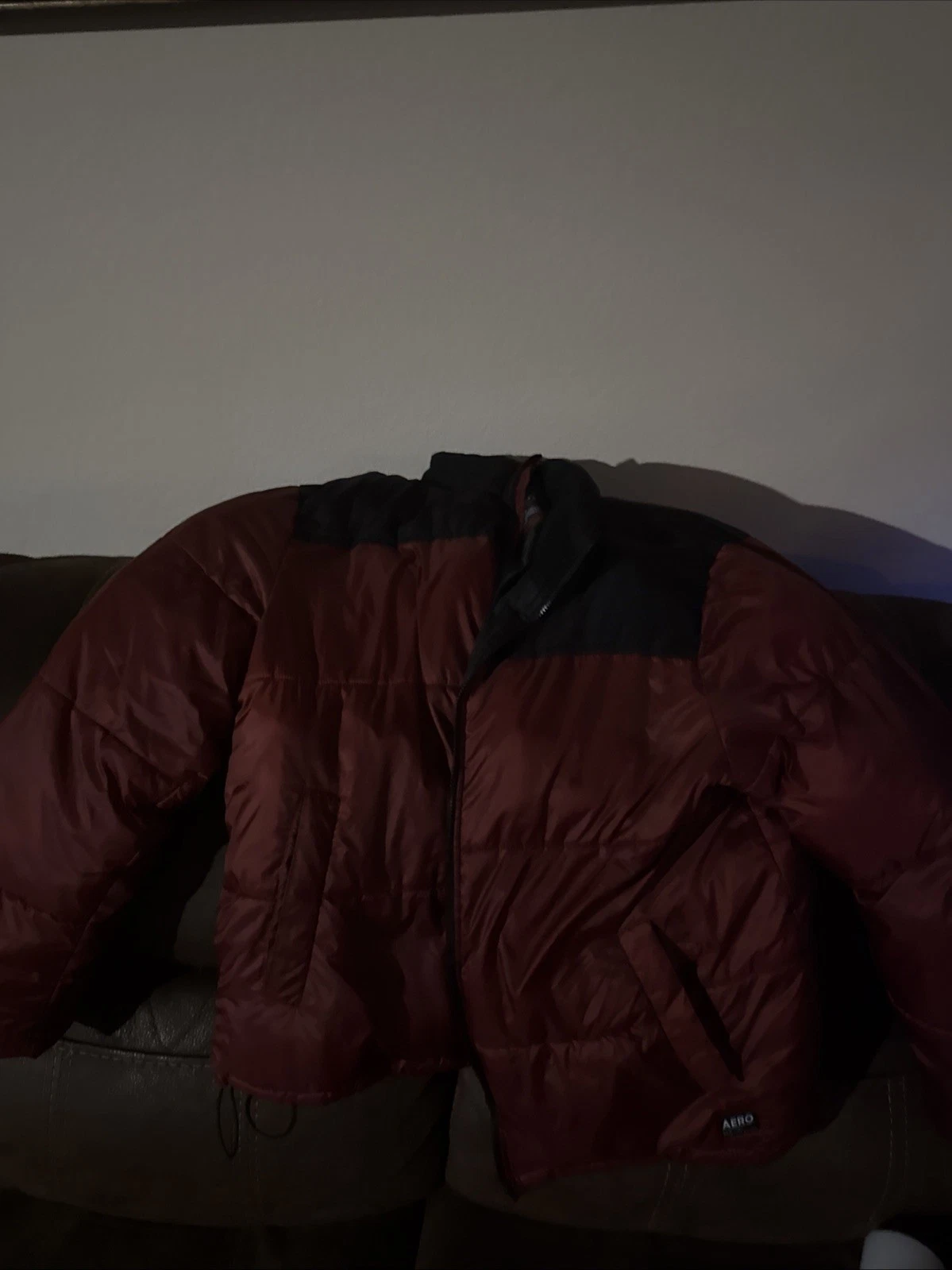 XL Aeropostale Black Red Recycled down Coat
Opens in a new window or tab