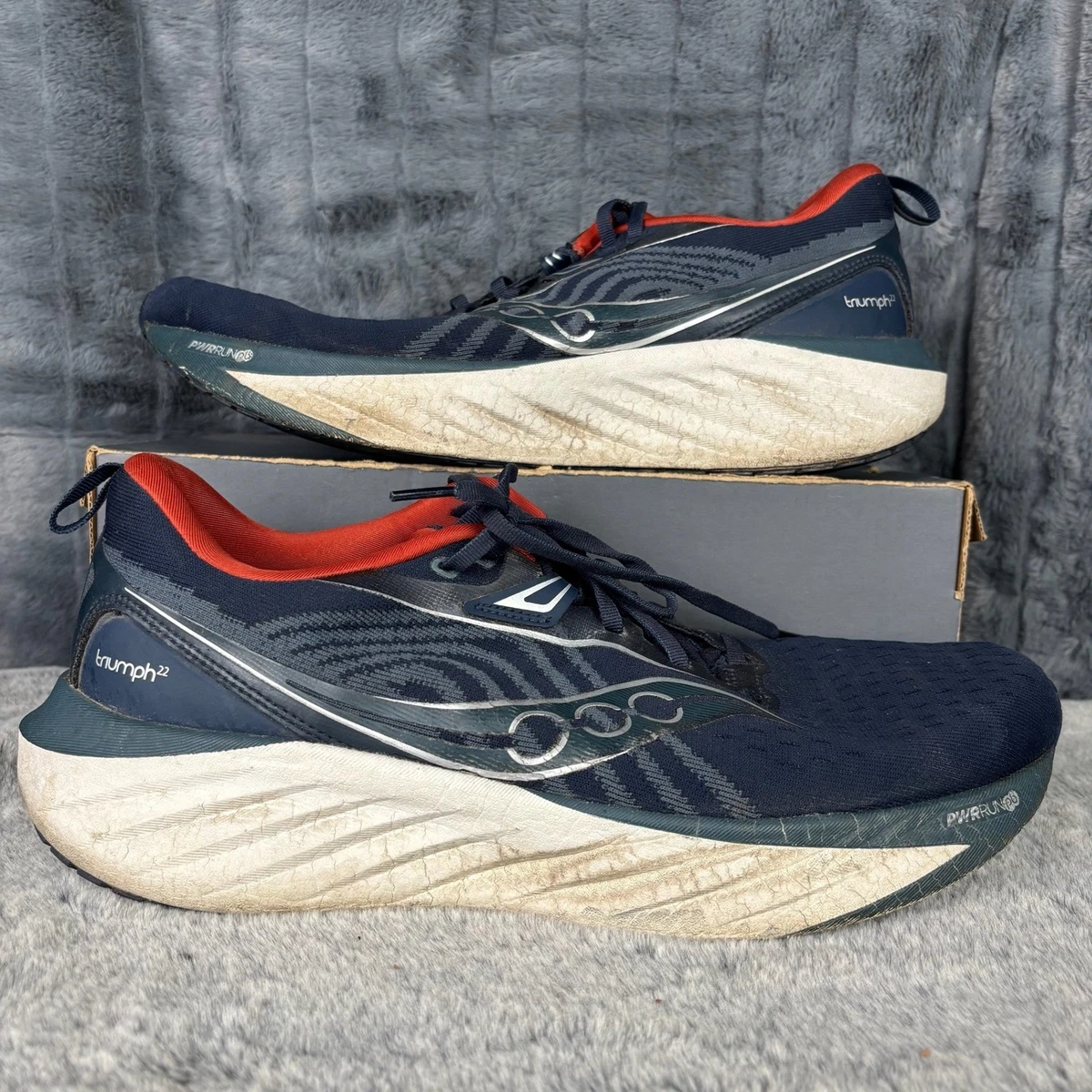 Saucony Triumph 22 Navy Gum for sale | eBay