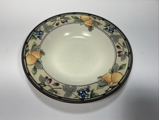 Mikasa Intaglio GARDEN HARVEST 9 1/4" FLAT RIM SOUP BOWL
