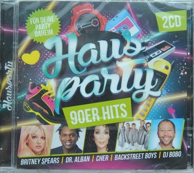 2CD  VARIOUS   ''HAUSPARTY 90er Hits''  NEU in Folie