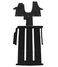 Fußmatten Teppich Auslage für VW T6 Multivan Schiebetüre Seitentisch vorne hinte