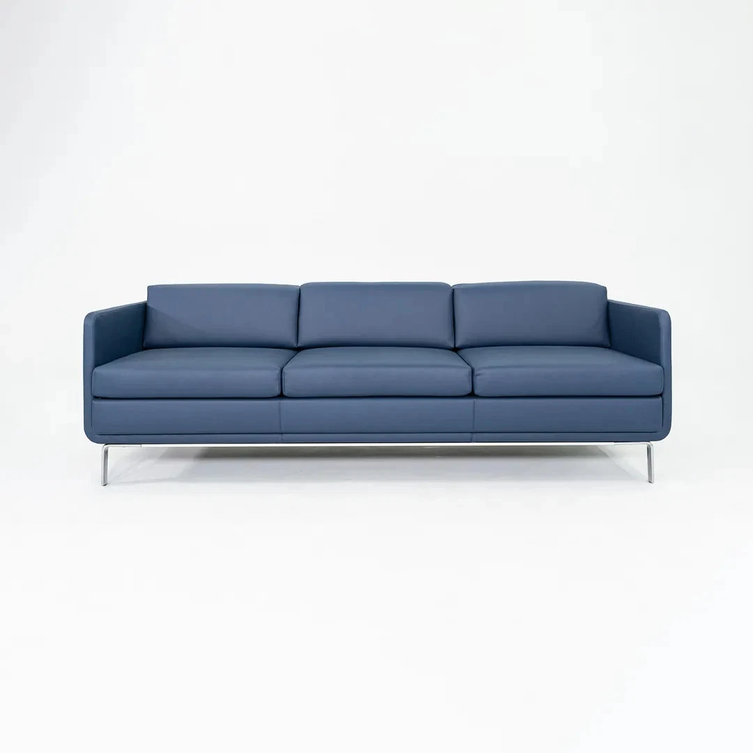 2023 Arik Levy Bernhardt Design Gaia Three Seat Sofa w/ Blue Leather Upholstery
Opens in a new windo