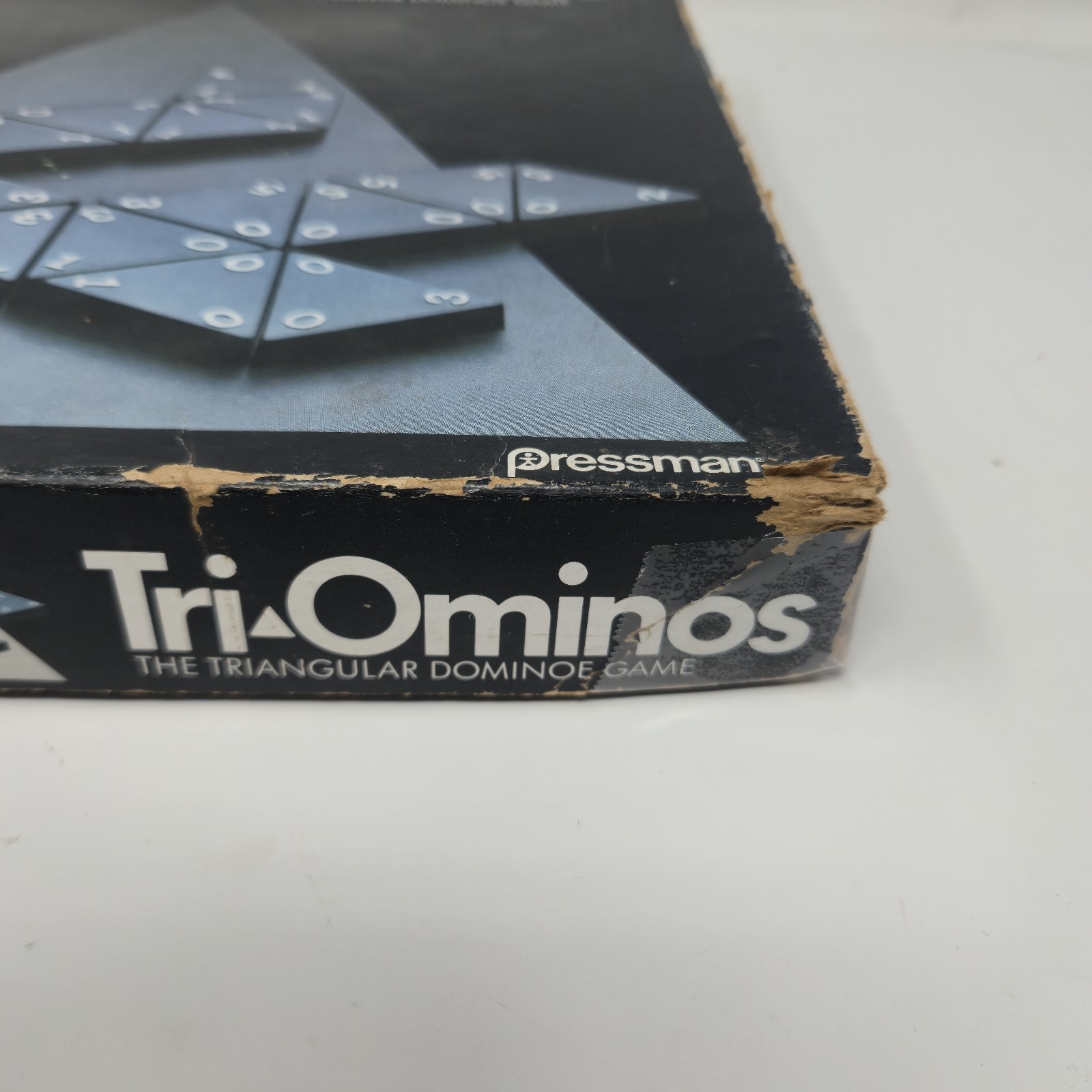 Vintage 1985 TRI-OMINOS Triangular DOMINOE GAME image 3
