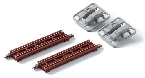 Puente de viga pasante TomyTec N paquete de 2 vías finas rojo, 2,75 pulgadas 70 mm 032472 | Zustand: New