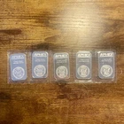 1 oz Silver Bars - APMEX (Lot of 5 Bars)