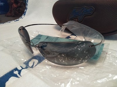 Maui Jim Ka'anapali MJ 501 02 Rimless Hingeless Titanium + Grey