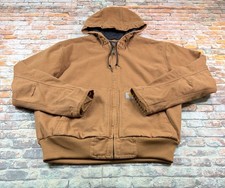 Carhartt Loose Fit Washed Duck Insulated Jacket Coat Medium Mens J130-M Loose