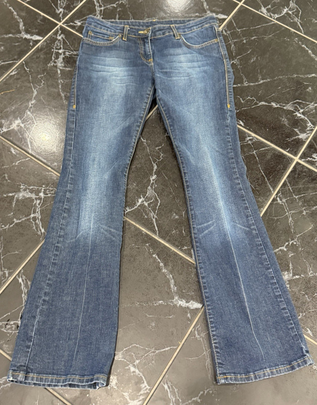 INC International Concepts Women’s Blue Medium Wash Bootcut Stretch Jeans 6