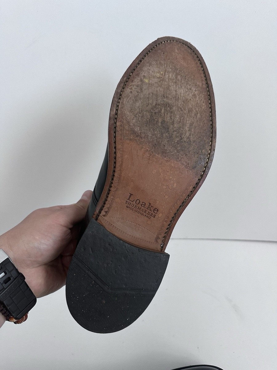 Loake Shoemakers England Shoes Black Size UK9 1/2 Mens Rare  display picture 1