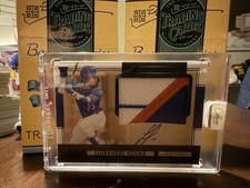 2025 Mets  Rookie Patch Auto First On Print /32 Luisangel Acuna Jr 1/32