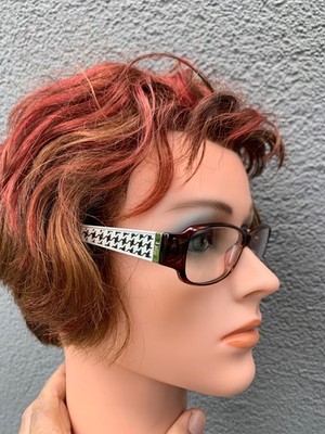 Christian Dior Brille CD3168 743 Havanna/Weiß Hahnentritt Italien 52[]14 135