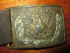 Original Civil War Model 1861 NCO and Officer's Belt and Buckle — photo 8