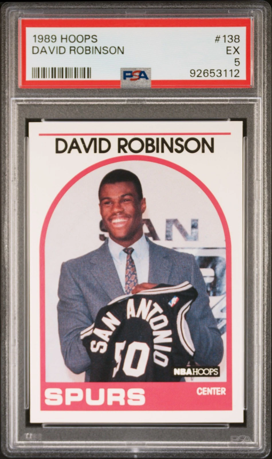 David Robinson trading card