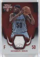 2015 Panini Totally Certified Materials Red 111/199 Zach Randolph #TCM-ZR 0th3