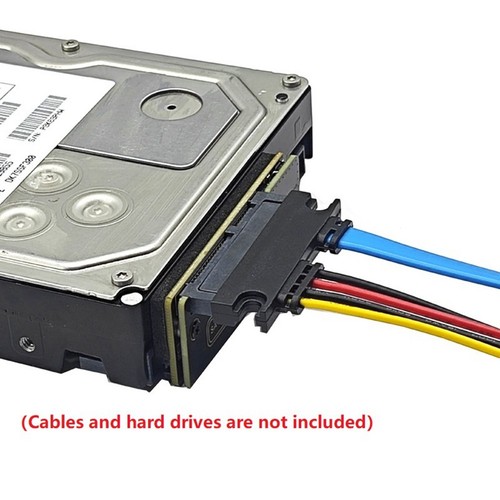 Adaptateur carte d'extension SATA vers SAS 6 Gbit/s SATA (7&15) 22 broches mâle vers SAS 29 broches8684 - Photo 3/10