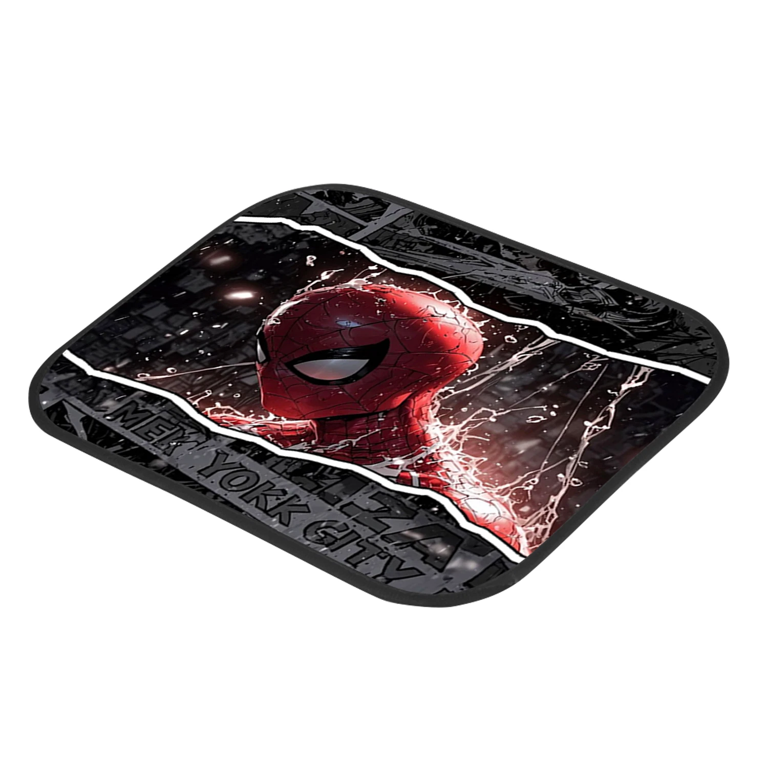 Spider Man Car Floor Mats, Marvel Comic Auto Accessories for Car Interior
