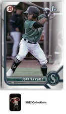 Jonatan Clase 2022 Bowman 1st #BP-118 Prospects Seattle Mariners