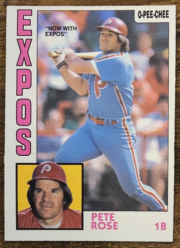 Pete Rose #300 1984 O Pee Chee card