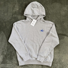 Awake NY Mens L Gray Pullover Hoodie Logo Hoo...