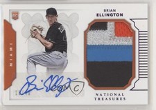 2016 Panini National Treasures Purple 13/49 Brian Ellington #159 Auto 0c6