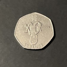 2011 London 2012 Olympics Athletics High Jump 50p Fifty Pence Coin Circulated