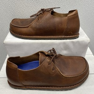 Birkenstock Dalen oxford tie shoe mocha brown nubuck suede flat new men 42 9 Birkenstock Dalen oxford tie shoe mocha brown nubuck suede  main image 4