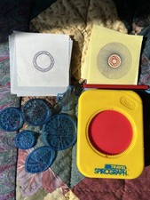 Vintage Travel Spirograph Late 1980s Retro Handheld Gear Art Station Toy Mexico
