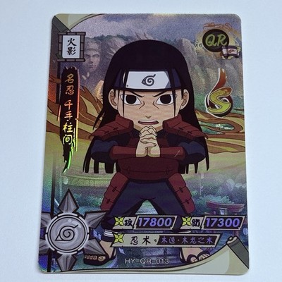 Hashirama Senju | Naruto Trading Card QR-013 Holo Foil 1mm Thick Anime Art Tc10