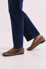 Dorothy Perkins Leopard Ballet Pumps Womens Daywear Flats