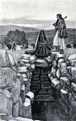 GROTTO OF THE SHEPHERDS, BETHLEHEM 1893 Herbert Gustave Schmalz PRINT