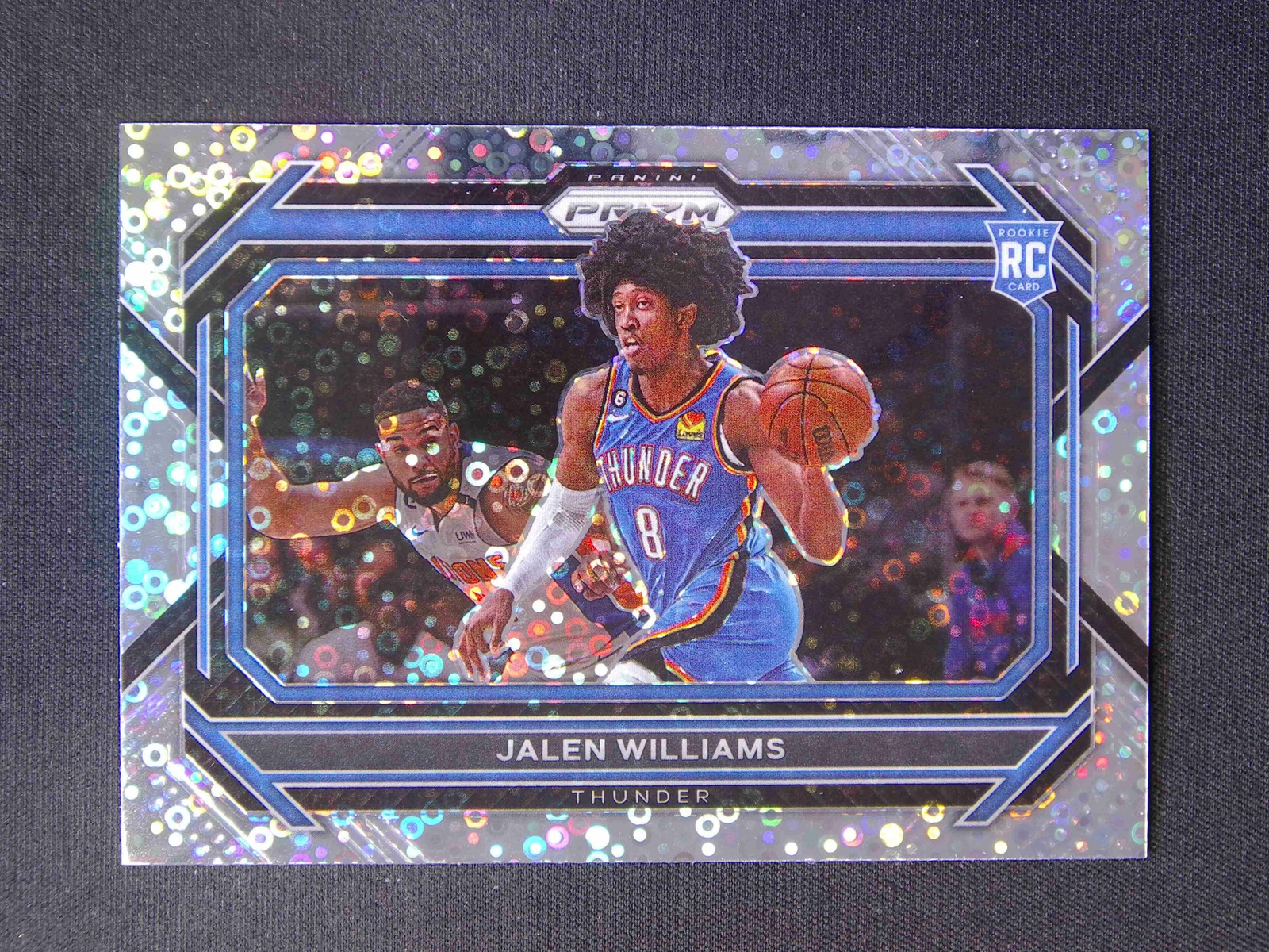 2022-23 Panini Prizm Jalen Williams #246 RC Rookie Fast Break Silver Variation
