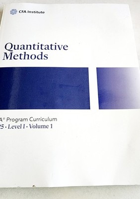 2025 CFA  Program Prerequisite Reading Volume 1: Quantitativ... by CFA Institute
