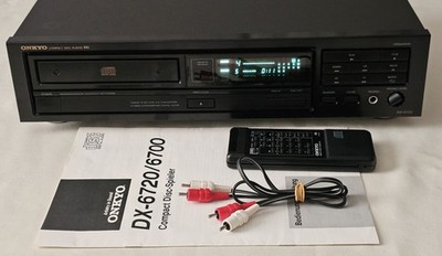 Onkyo DX-6720 CD Player R1 schwarz mit FB / BD,  Compact Disc Player,  Japan 