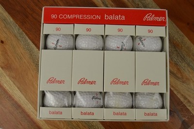 Arnold Palmer Twelve Professional Golf Balls with Original Boxes - Tear in Box