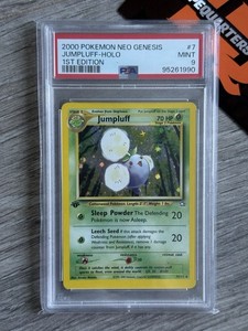 JUMPLUFF-HOLO #7 NEO GENESIS 1ST ED 2000 POKEMON PSA 9