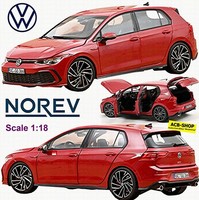 Vw Golf Viii Gti 5-TüRig Typ Cd 2020-24 Tornadorot 1:18 Norev 188595