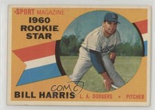 1960 Topps Sport Magazine 1960 Rookie Star Bill Harris #128 6g3