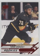 2020-21 Upper Deck Overtime Rookies Red 46/99 Gage Quinney #116 0c3