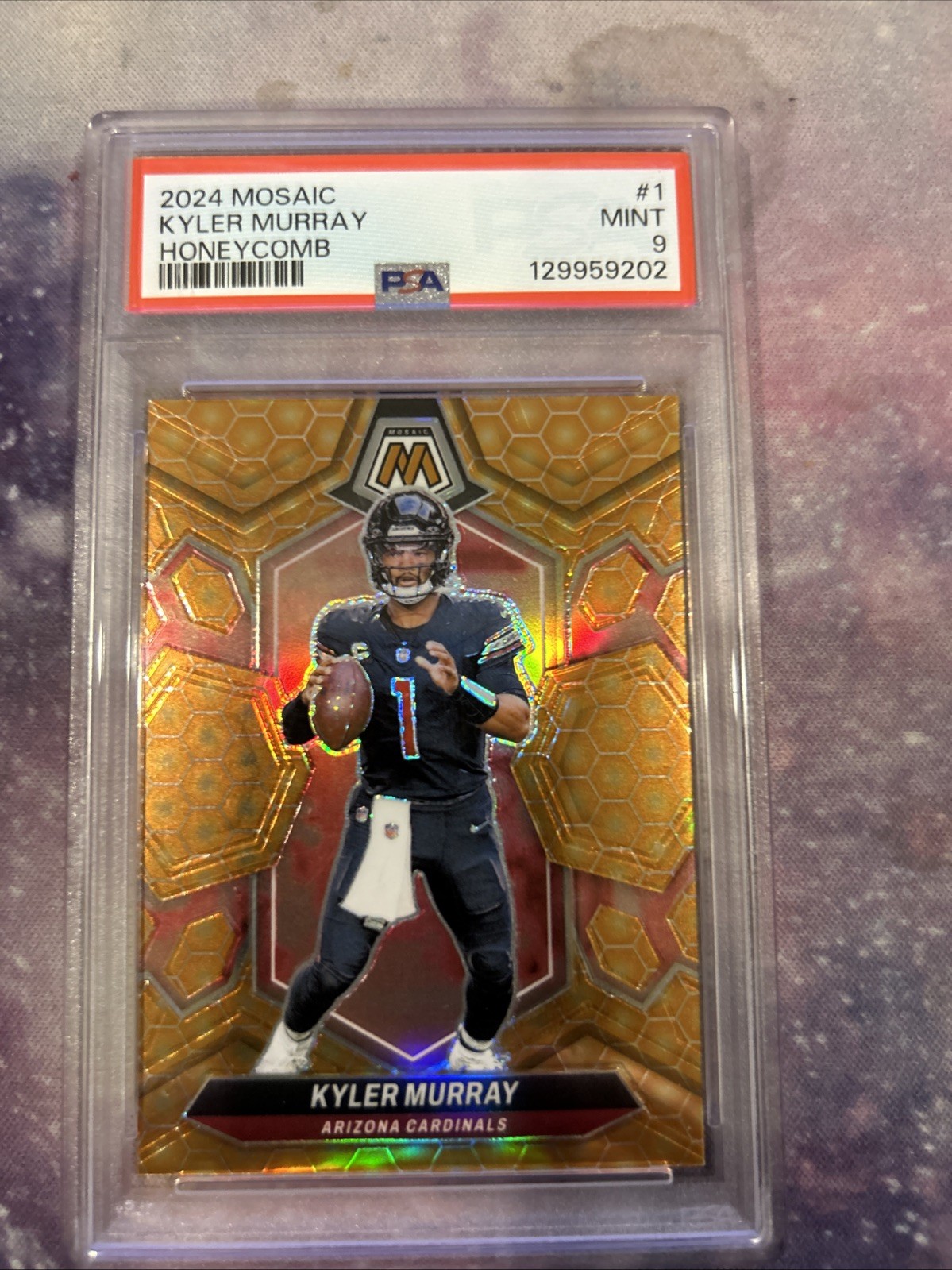2024 Panini Mosaic Kyler Murray #1 Honeycomb Prizm Arizona Cardinals