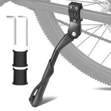 Mountain Bike Kick Stand Adjustable Road Bicycle Rear Side Kickstand Rubber Foot