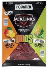 Jack Link's Duos Jalapeno and Mango Beef Jerky, 16 oz.