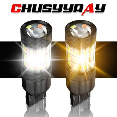 Switchback 7440 7443 LED Bulbs For Chevy Tahoe 2007-2014 Turn Signal Light