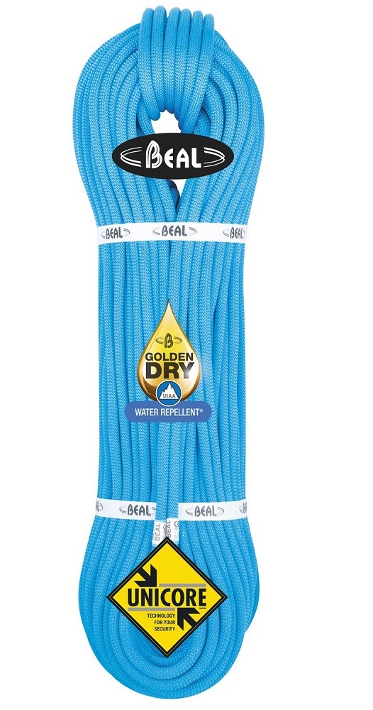 Beal - Opera 8,5 mm azul 40 m GoldenDry cuerda de escalada cuerda simple media cuerda glaciar