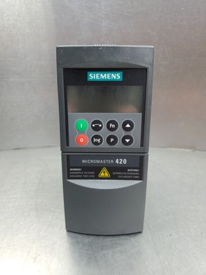 Siemens 6SE6420-2UC13-7AA1  MICROMASTER 420 Drive, E01/1.2                1D-50 