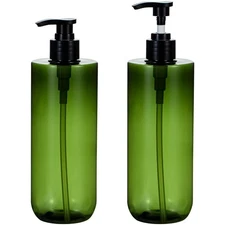 Yebeauty Pump Bottle, 2 Pack 17oz/500ml Modern Lotion Dispenser Stylish Shamp...