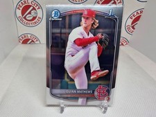 2025 Bowman Chrome Prospect #BCP-25 Quinn Mathews St Louis Cardinals RC 1st